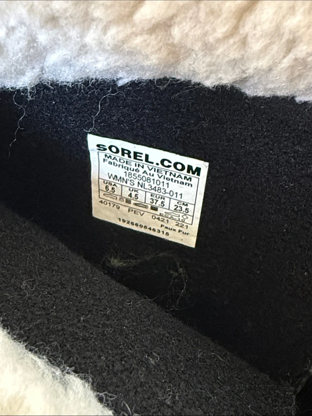 Sorel warm shearling